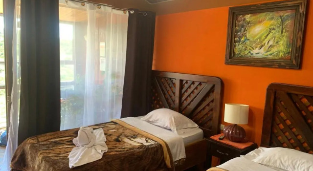 Номер Standard с видом на горы Cabinas Vista Al Golfo