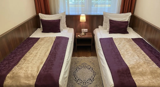 Семейные апартаменты с 2 комнатами с балконом Gold Apartments