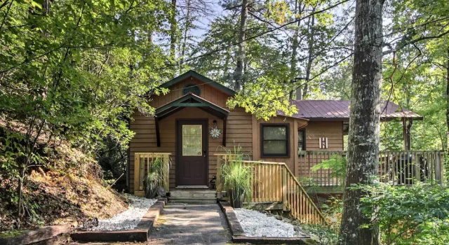 Коттедж Gatlinburg Home w/ Hot Tub ~ 4 Mi to Town!