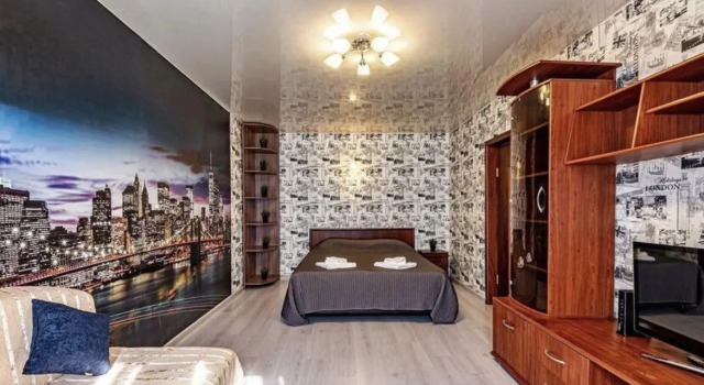 Na Krasnoy Presne 12 Apartamenty, Rezervasyon Daire CAO Area Moskova, Gorbaty Bridge yakınında