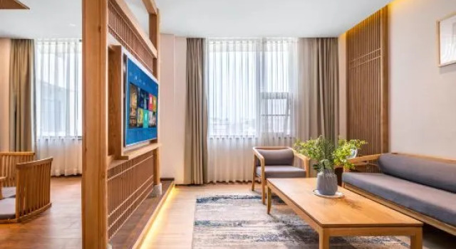 Luxury dwuosobowy suite dupleks z widokiem na góry Yiqi Hotel