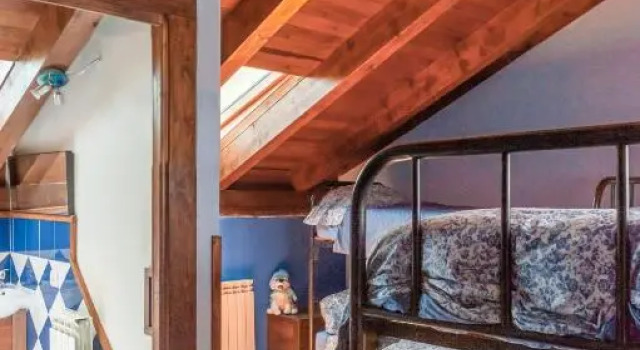 Кровать в общем номере Albergue ANoguera