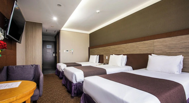 Трёхместный номер Deluxe с видом на город Eastern Hotel Jeju