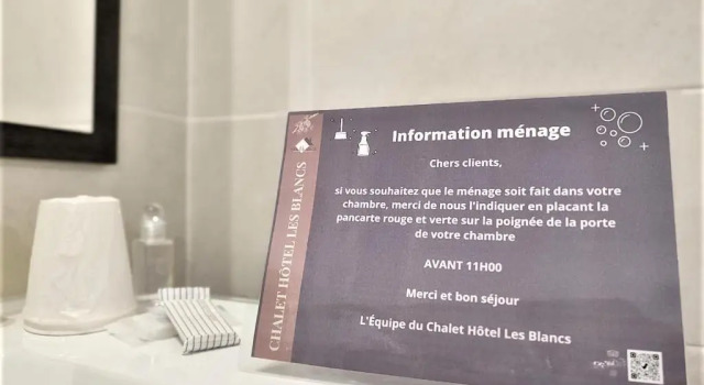 Номер Standard Chalet Hôtel Les Blancs