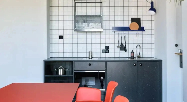 Двухместные апартаменты с балконом STAYERY Frankfurt Sachsenhausen