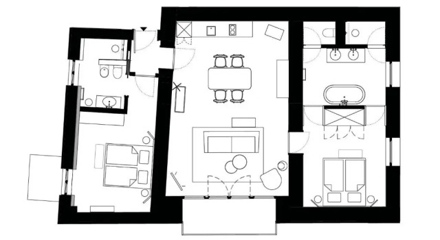 Апартаменты Deluxe VillaVerde Aparthotel