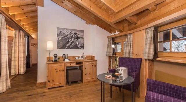 Люкс с балконом Hotel Bella Vista Zermatt