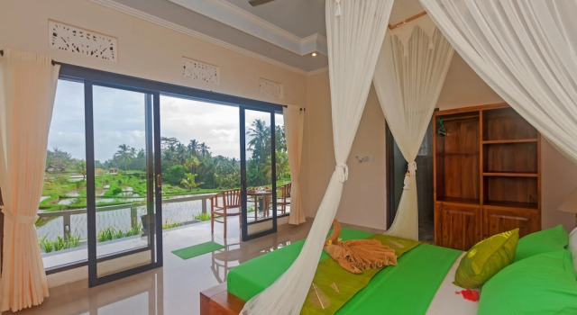 Вилла c 1 комнатой с балконом Cahaya Ubud Villa