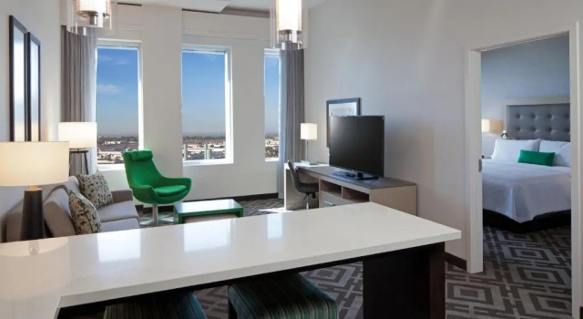 Двухместный люкс Accessible c 1 комнатой Homewood Suites By Hilton Los Angeles International Airport