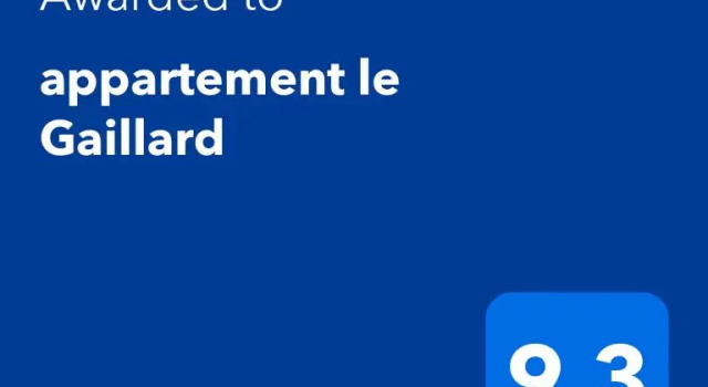 Апартаменты appartement le Gaillard