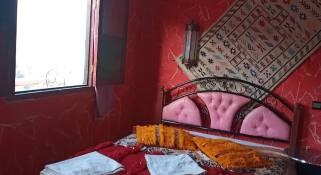 Номер Standard c 1 комнатой с видом на сад Auberge ALI Todra A Natural Oasis