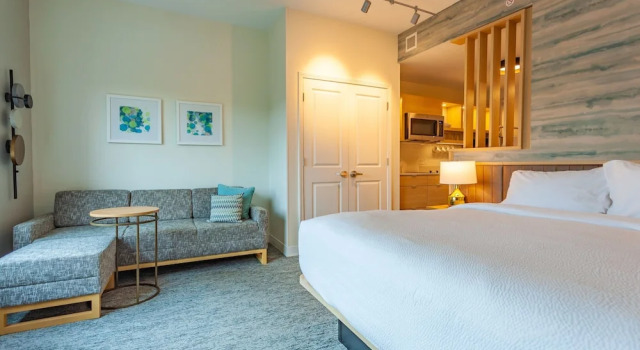 Двухместная студия TownePlace Suites by Marriott Raleigh - University Area