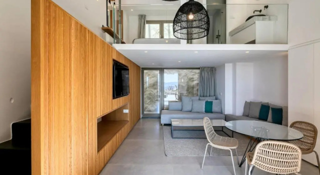 Люкс с 2 комнатами Panormos Bay Suites