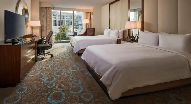 Четырёхместный номер Marriott Marquis Washington, DC