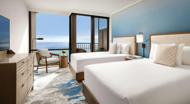 Двухместный номер с видом на океан Halepuna Waikiki by Halekulani - NO RESORT FEE