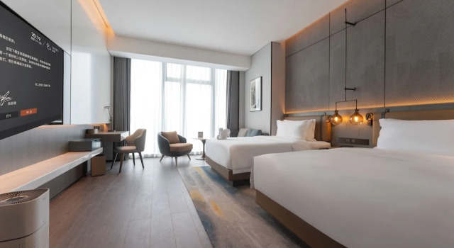 Двухместный номер Standard с видом на город Wyndham Grand Yichang Riverside