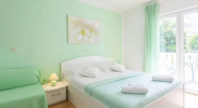 Студия с видом на сад Apartmani Nikolina