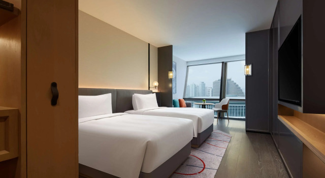 Номер Deluxe Radisson Blu Hotel, Shanghai Stadium
