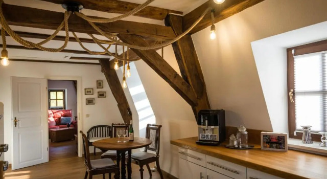 Апартаменты Rißbacher Hof Mansarde Anno 1737 (Adults Only)