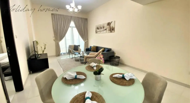 Апартаменты Spacious one bedroom in Al Jadaf - 5 min to metro