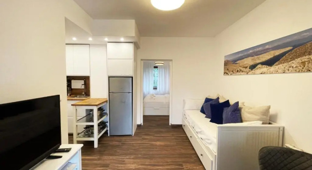 Апартаменты c 1 комнатой с видом на сад Family Apartments Monika - sea view - heated pool II