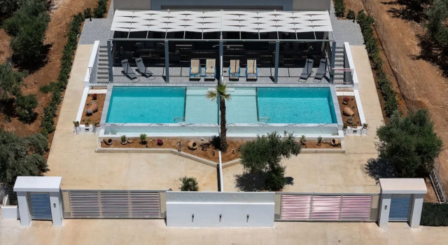 Villa Me & You - With 2 Private Pools, Забронировать Вилла Отели Панормос с парковкой, Парковка