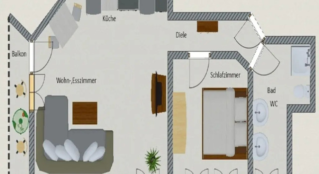 Апартаменты с видом на сад Ferienhaus Haußmann