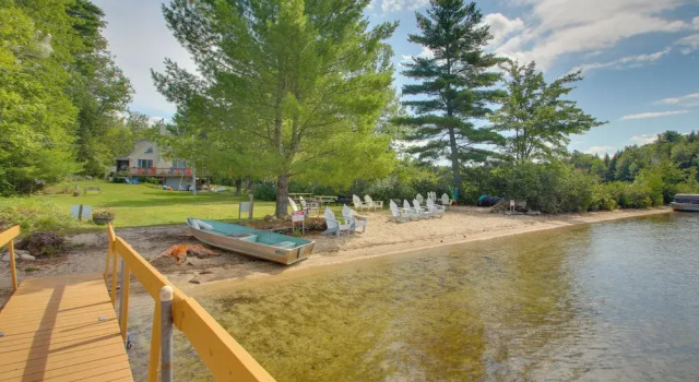 Коттедж The Acres Panther Pond Cabin w/ Beach & Dock