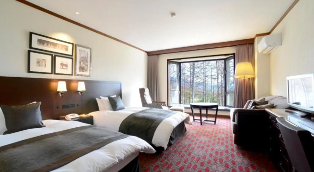 Двухместный номер Standard с видом на сад Tateshina Tokyu Hotel