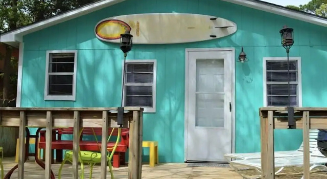Двухместный коттедж с балконом Surf Shack - 1013 Cadillac