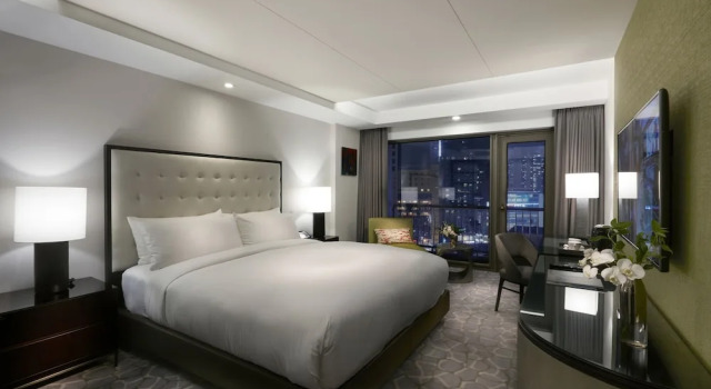 Двухместный номер Deluxe с балконом и с видом на город Paradise Hotel Busan
