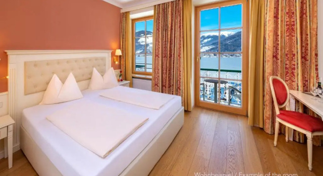 Двухместный номер Comfort с балконом и с частичным видом на озеро Grand Hotel Zell am See