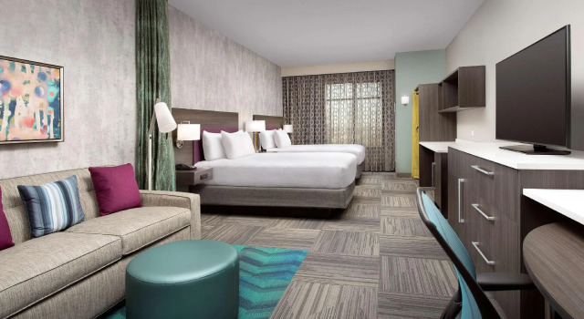 Четырёхместная студия Home2 Suites by Hilton Denver Central Park