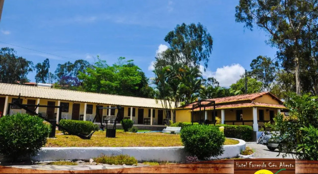 Трёхместный номер Deluxe с красивым видом из окна Hotel Fazenda Ceu Aberto
