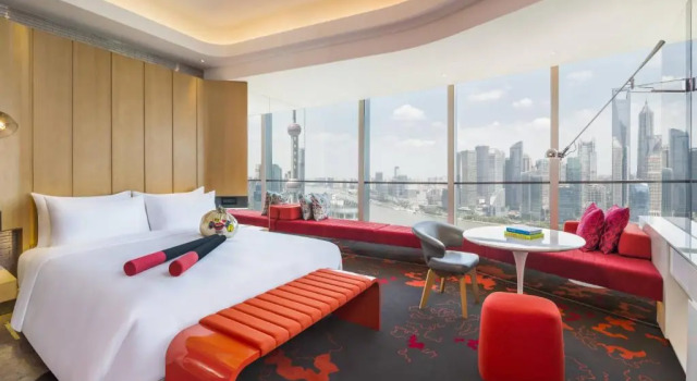 Двухместный номер Spectacular Pearl Tower View W Shanghai - The Bund