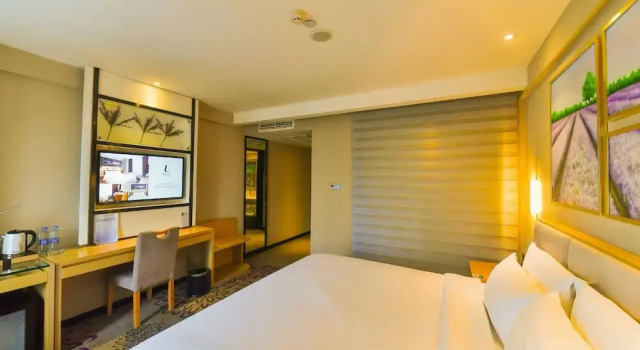 Номер Luxury Lavande International Hotel Wuhan Jiedaokou University of Technology Mafangshan Campus Branch