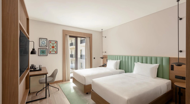 Двухместный номер Standard с балконом Hilton Garden Inn Agdam