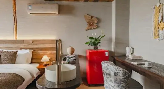 Люкс Deluxe Mountain and Sea Cottage Yueshe