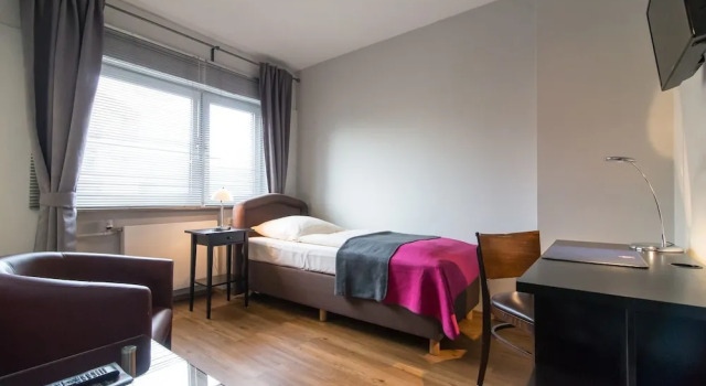 Одноместный номер Standard с видом на город Hotel Klein Frankfurt East