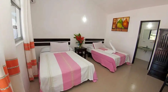 Двухместный номер Standard с балконом и с видом на море Bungalows Zicatela