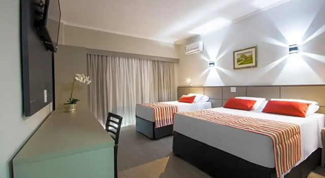 Семейный номер Deluxe Cassino All Inclusive Resort Poços de Caldas By Nacional Inn