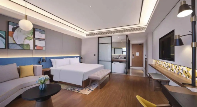 Двухместный номер Deluxe Hilton Garden Inn Jinzhou Central Street