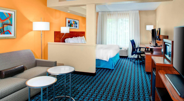 Двухместный люкс c 1 комнатой Fairfield Inn & Suites by Marriott Atlanta Alpharetta