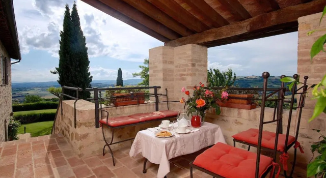 Апартаменты c 1 комнатой с балконом Agriturismo Le Colombe Assisi