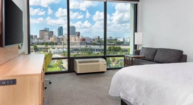 Двухместный номер с видом на город Hampton Inn Tampa Downtown Channel District