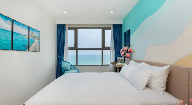 Семейный номер Standard с 3 комнатами с балконом Milan Homestay - The Song Vung Tau Apartment