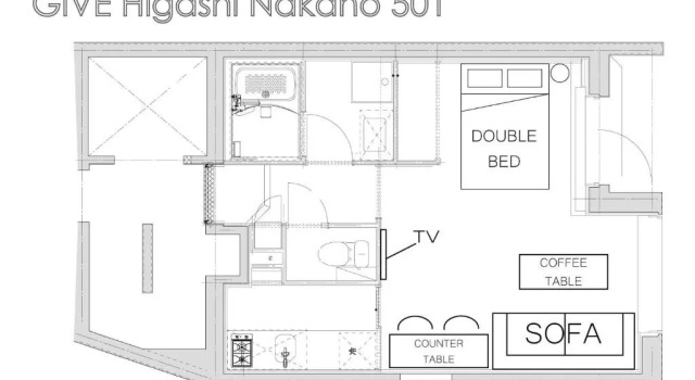 Апартаменты GIVE Higashi Nakano