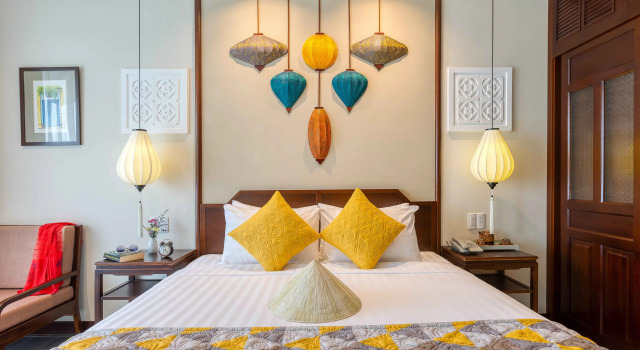 Двухместный номер Deluxe с балконом и с видом на внутренний двор Cozy Savvy Hoi An - The Quintessence of Exquisite Retreat