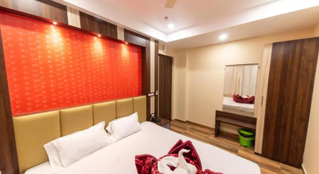 Двухместный номер Deluxe с балконом и с видом на город Hotel Signature New Digha