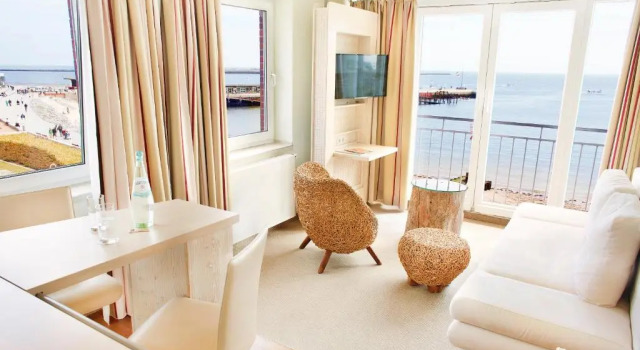 Люкс с видом на море Hotel Rickmers Insulaner